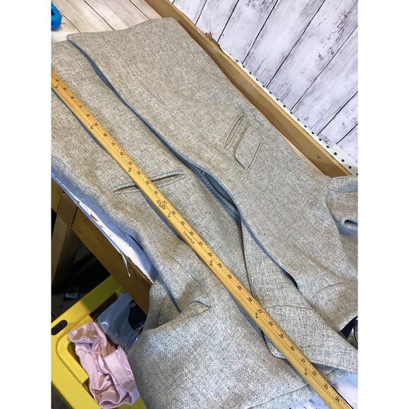 .Crew Italian Wool Lodge Coat in Heather Grey – Women’s Size 10 - Picture 5 of 6